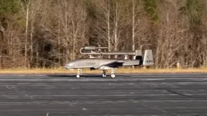 Dron realiza vuelo propulsado por un motor de ondas de presión