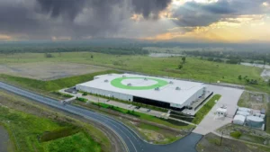 La planta de electrolizadores