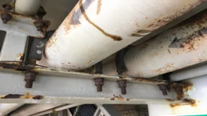 Inspección de tuberías bajo soporte con pruebas de Ondas Guiadas de Corto Alcance y el uso de transductores EMAT