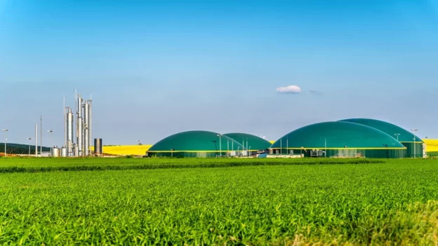 Planta con conexión de biometano