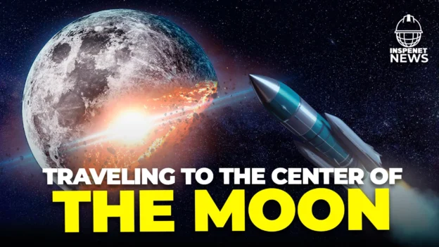 Traveling to the center of the Moon
