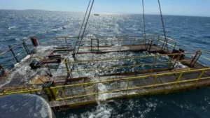 la plataforma de energía mareomotriz de OpenHydro