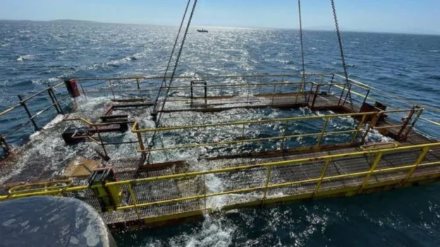 la plataforma de energía mareomotriz de OpenHydro