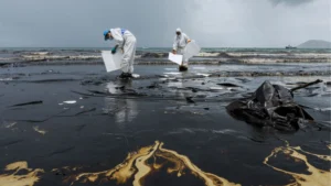 Esponja para derrames de petróleo