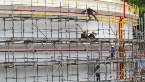What are the three types of scaffolding?