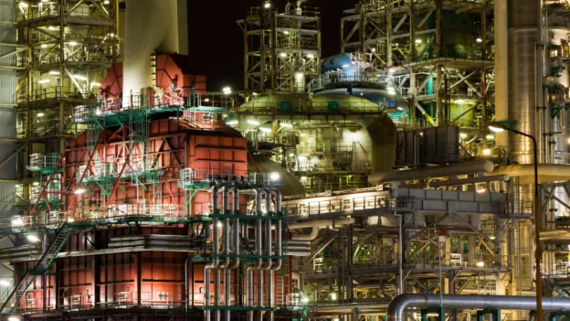 What are the delayed coking and flexicoking processes in refineries?