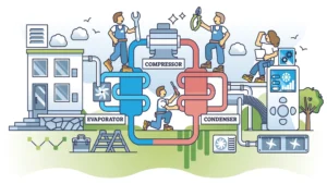 Industrial applications of heat pumps