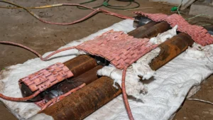 Heat treatment of pipeline and process equipment welds.
