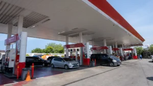Fuel storage tanks for service stations