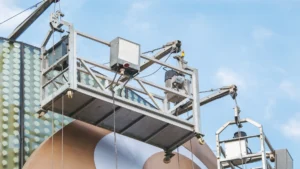 Suspended scaffolds: Types, components and main uses.