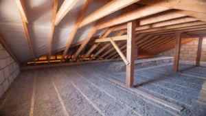 Implementation of blown in insulation