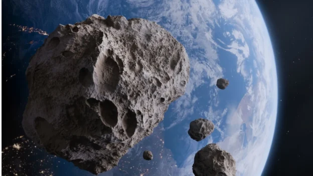 foto de referencia del asteroide 2024 YR4