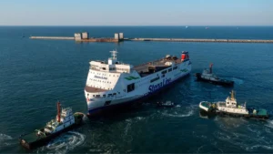ferry híbrido preparado para metanol