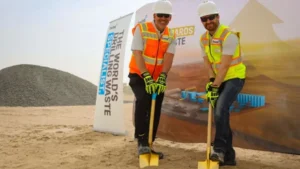 construcción de una planta de gestión de residuos de perforación en Abu Dhabi