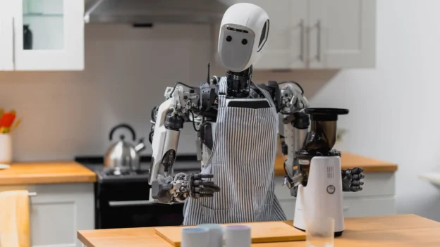robot Apollo haciendo labores del hogar