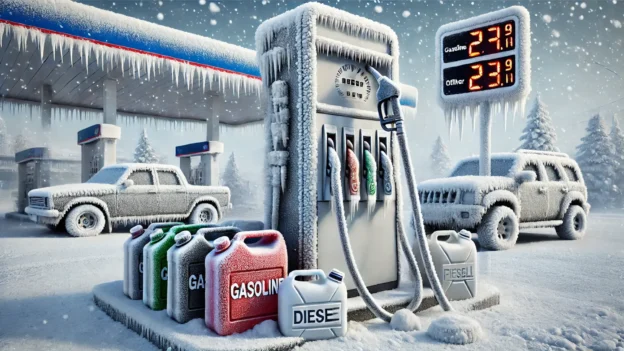 A qué temperatura se congelan la gasolina y otros combustibles