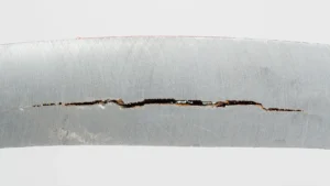 How hydrogen embrittlement weakens materials.