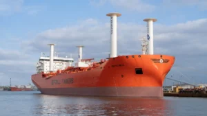 El buque Odfjell equipado con tecnología velas de succión Bound4Blue