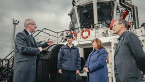 El primer demostrador de energía costera en el Puerto de Leith con éxito