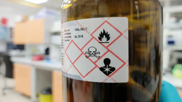 Symbology of pyrophoric materials