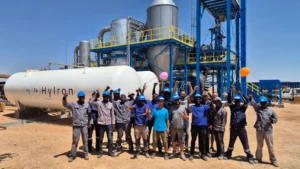 La producción de hidrógeno verde de la planta de Oshivela por parte de HyIron