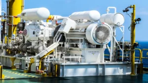 What is surge in centrifugal compressors?