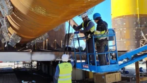 Ocean Winds completa la instalación de biohuts en el proyecto EFGL