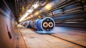 foto de un colisionador de partículas