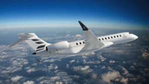 El avión civil Global 8000 de Bombardier integra potencia, alcance y confort