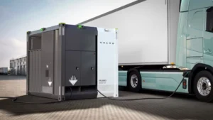 El diseño modular del sistema de almacenamiento Volvo PU500