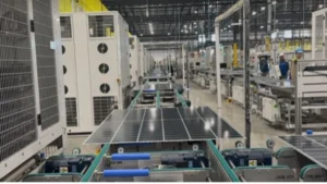 La nueva planta de planta de células solares en Texas