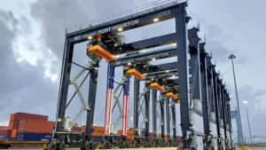 grúas hibridas nuevas para el Puerto de Houston