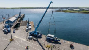 Las fases de prueba del hidroala eléctrico en el proyecto Electric Orkney de Artemis Technologies